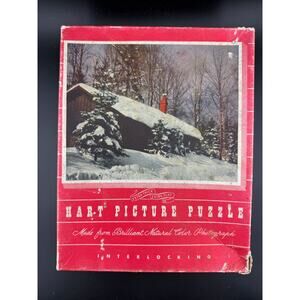 Vintage Hart Picture Puzzle - Adirondacks